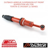 OUTBACK ARMOUR SUSPENSION KIT FRONT (EXPEDITION HD) FOR TOYOTA FJ CRUISER 12 SERIES